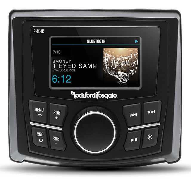 Rockford Fosgate® Punch Marine Full Function Wired Remote 2.7" Display