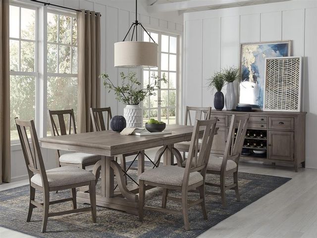 Magnussen Home® Paxton Place Dovetail Grey and Baja Fog Dining Side Chair 5