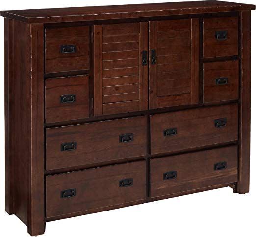 Progressive Furniture Trestlewood Mesquite Pine Dresser-0