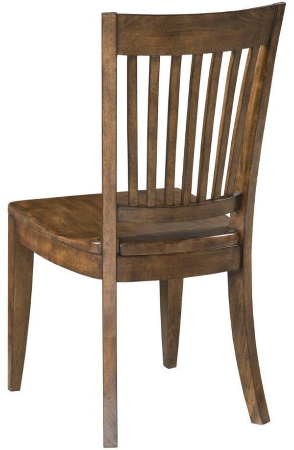 Kincaid Furniture The Nook Hewned Maple Wood Seat Side Chair 1