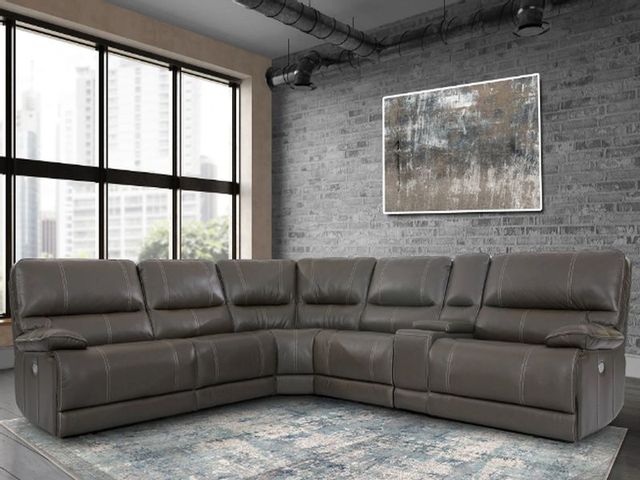 Parker House® Shelby Cabrera Haze Reclining Sectional Sofa Set 1