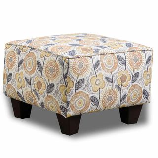 Corinthian Furniture Marlon Dove Dayflower Autumn Accent Ottoman