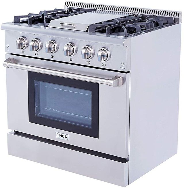 Thor Kitchen® 35.94" Stainless Steel Pro Style Gas Range 4