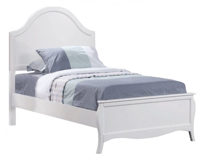 Coaster® Dominique 4-Piece White Twin Youth Panel Bedroom Set-1