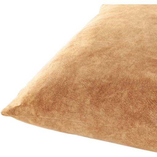 Surya Collins Camel 20" x 20" Toss Pillow with Polyester Insert 1