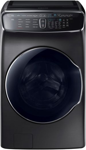 Samsung 6.0 Cu. Ft. Fingerprint Resistant Black Stainless Steel Front Load Washer