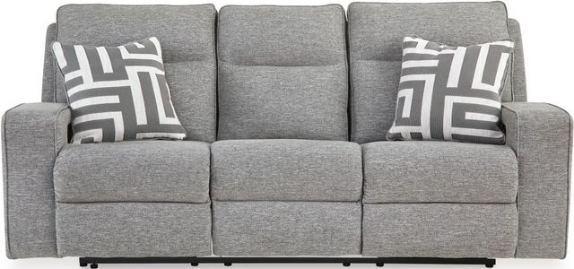 Signature Design by Ashley® Biscoe Pewter Power Reclining Sofa-1
