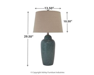 Signature Design by Ashley® Saher Green Table Lamp-1