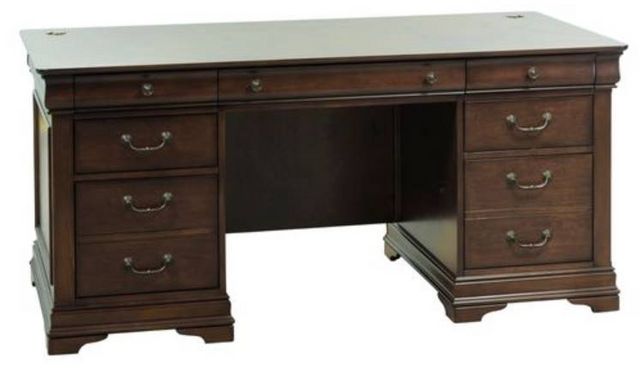 Liberty Chateau Valley Brown Cherry Junior Executive Desk