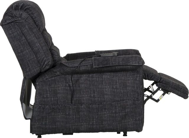 Catnapper® Soother Smoke Power Lift Full Lay-Out Chaise Recliner with Heat & Massage 7