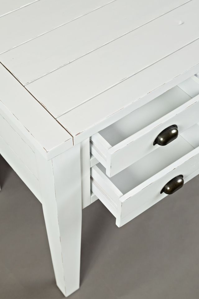 Jofran Inc. Artisan's Craft Weathered White Desk-3