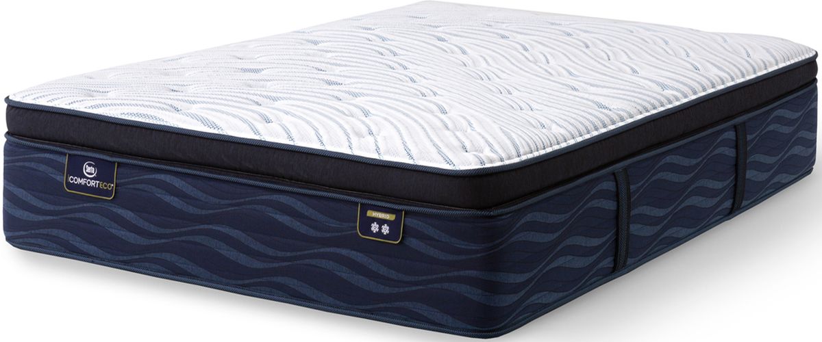 Serta hybrid pillow top hot sale mattress