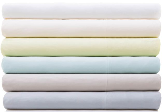 Malouf® Woven™ Rayon From Bamboo White Queen Sheet Set 1