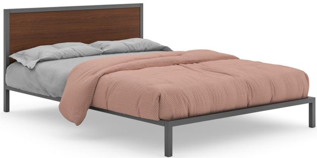 homestyles® Merge Brown Queen Bed with Two Nightstand-2