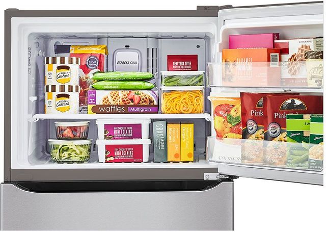 Réfrigérateur à congélateur supérieur de 30 po LG® de 20,2 pi³ - Acier inoxydable 5