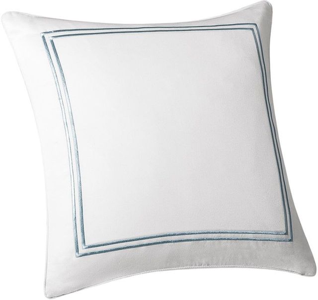 Ivory Striped Square Pillow