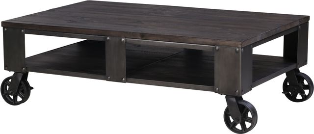 Magnussen Home® Milford Weathered Charcoal Cocktail Table