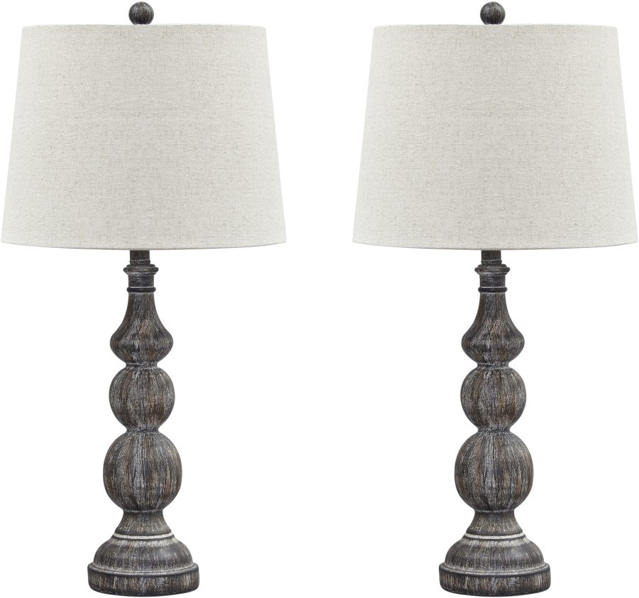 Signature Design by Ashley® Mair Set of 2 Antique Black Table Lamps
