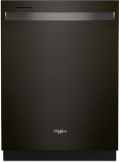 Whirlpool® 24" Black Stainless Built In Dishwasher