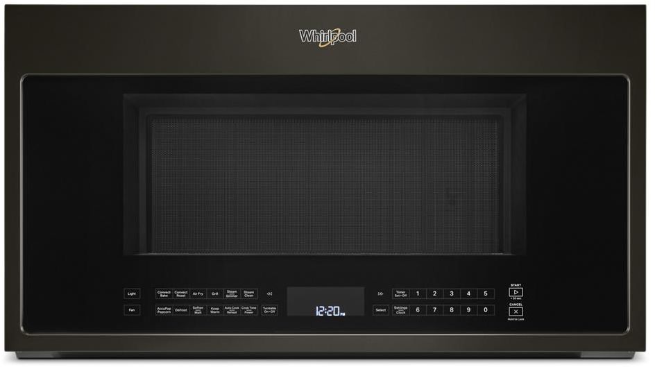 Whirlpool black stainless microwave deals over the range