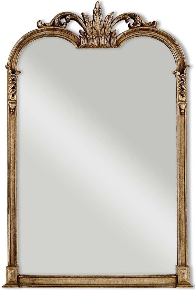Uttermost® Jacqueline Champagne Silver Leaf Vanity Mirror-0