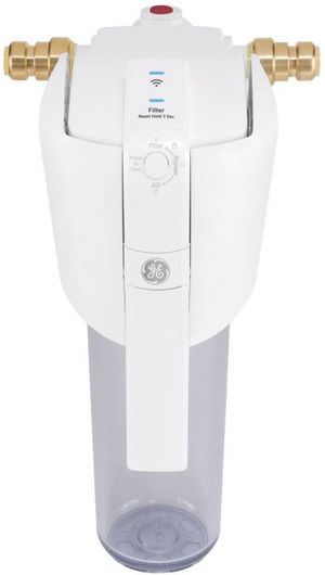 GE® White Smart Whole House Water Filtration System