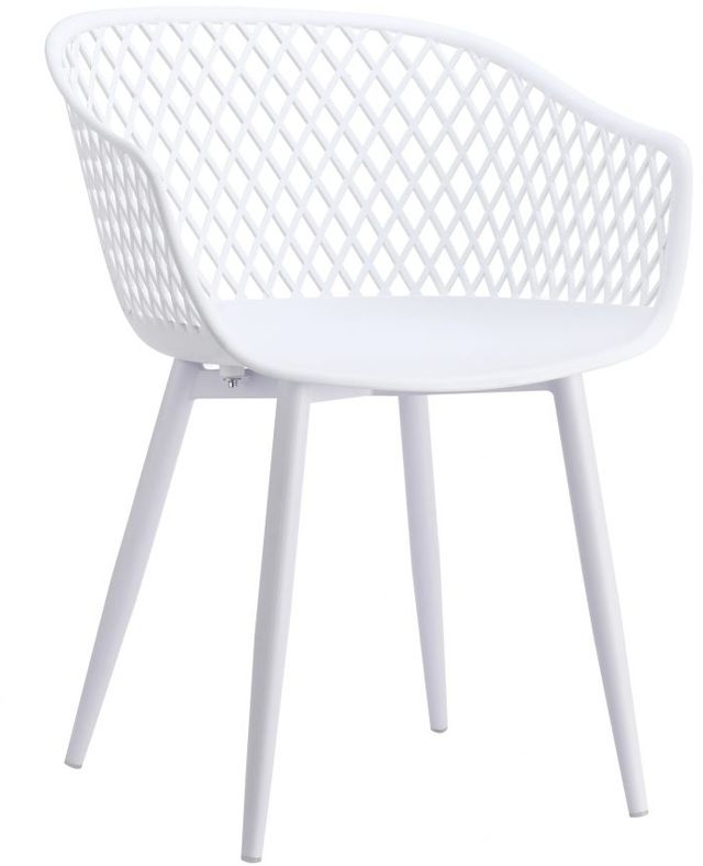 Moe's Home Collection Piazza White-M2 Outdoor Chair 1