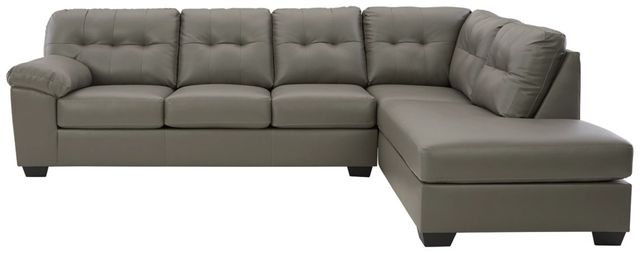 Signature Design by Ashley® Donlen 2-Piece Gray Left-Arm Facing Sectional with Chaise