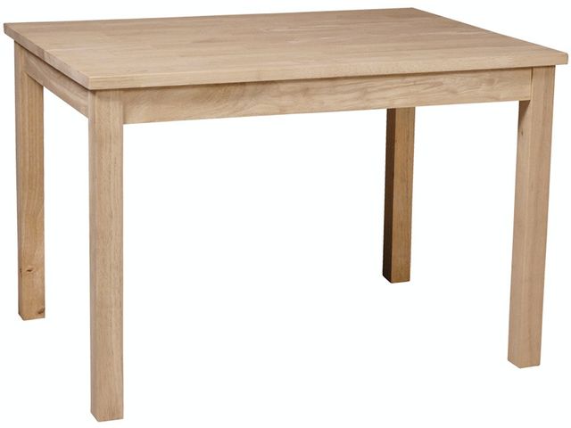 John Thomas Furniture® Select Unfinished Mission Juvenile Table 0