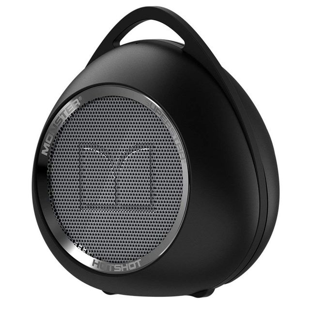 Monster® SuperStar™ HotShot™ Portable Bluetooth Speaker-Black/Black Platinum