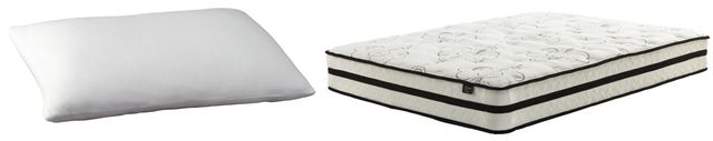 Sierra Sleep® by Ashley® Chime Hybrid Medium Tight Top Mattress and Pillow Set