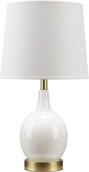 Signature Design by Ashley® Arlomore White Glass Table Lamp