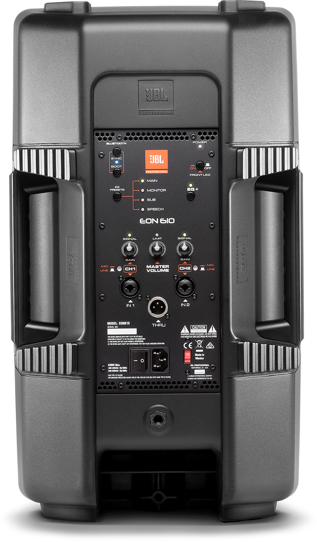 JBL® EON610 Multipurpose Self-Powered Sound Reinforcement Speaker 5
