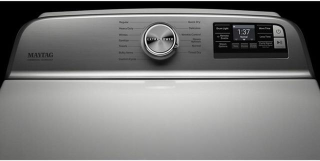 Maytag® 7.4 Cu. Ft. White Front Load Electric Dryer 3