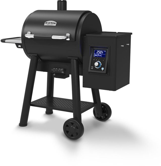 Broil King® Regal™ Pellet 400 Pro Black Free Standing Smoker and Grill-1