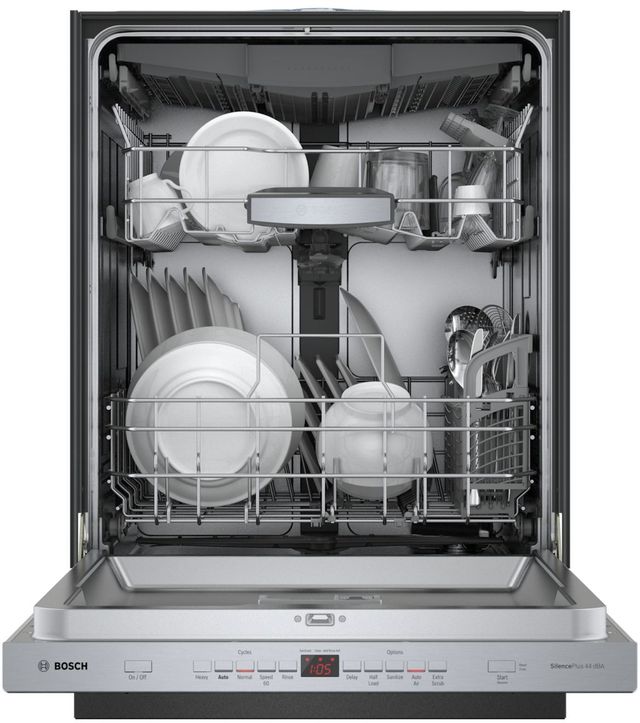 Bosch® 500 Series DLX  24" Stainless Steel Top Control Built In Dishwasher-1