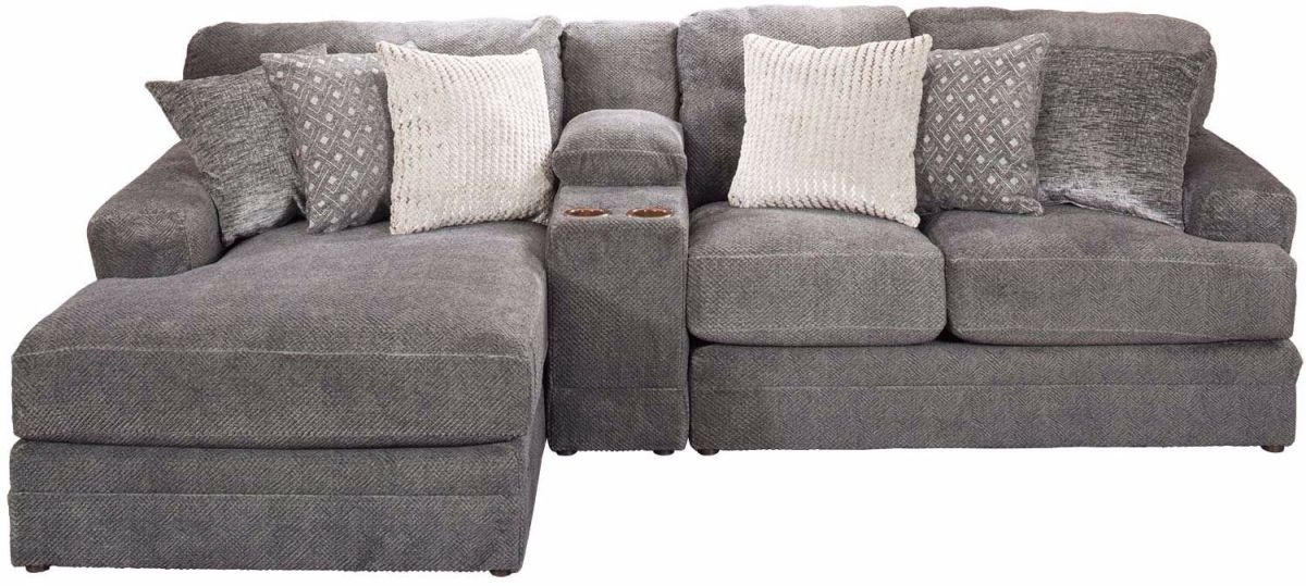 Jackson Furniture Mammoth Smoke 3-Piece Sectional Sofa | The Warehouse