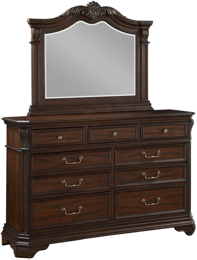 Avalon Furniture Lyla Cherry Dresser Mirror-1