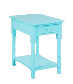 Magnussen Home® Mosaic Blue Chairside End Table