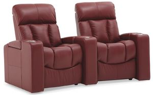Palliser® Furniture Customizable Paragon 2-Piece Power Reclining Theater Seating with Wedge Arm