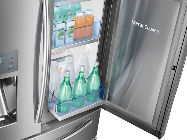 Samsung 28 Cu. Ft. 4-Door French Door Food Showcase Refrigerator-Stainless Steel 4