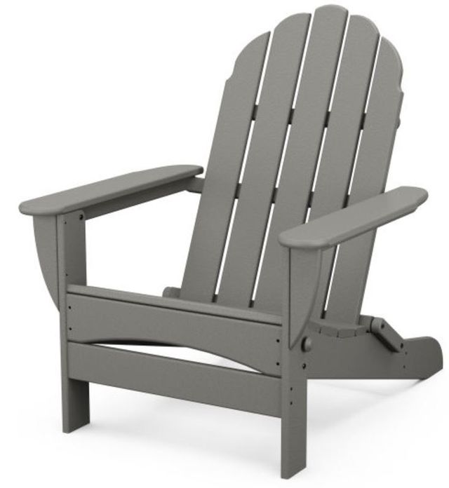 POLYWOOD® Classic Gray Oversized Adirondack | Thompson Furniture ...