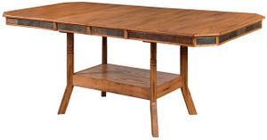 Sunny Designs™ Sedona Dual Height Ext. Dining Table with Double Butterfly Leaves