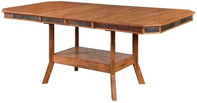 Sunny Designs™ Sedona Dual Height Ext. Dining Table with Double Butterfly Leaves