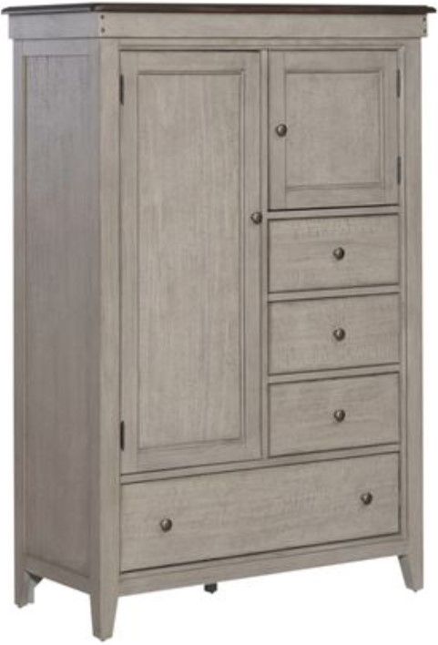 Liberty Ivy Hollow Dusty Taupe/Weathered Linen Door Chest | Lovin's ...