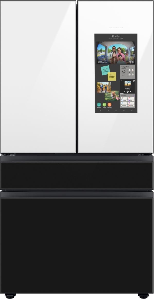 Samsung Bespoke 18" White Glass French Door Refrigerator Top Panel 11