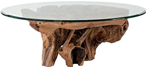 Hammary® Hidden Treasures Brown Root Ball Cocktail Table