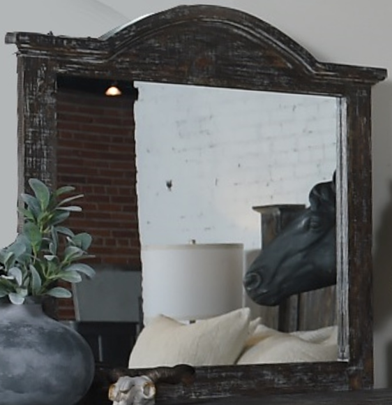 Vintage Furniture Titan Barnwood Mirror-0