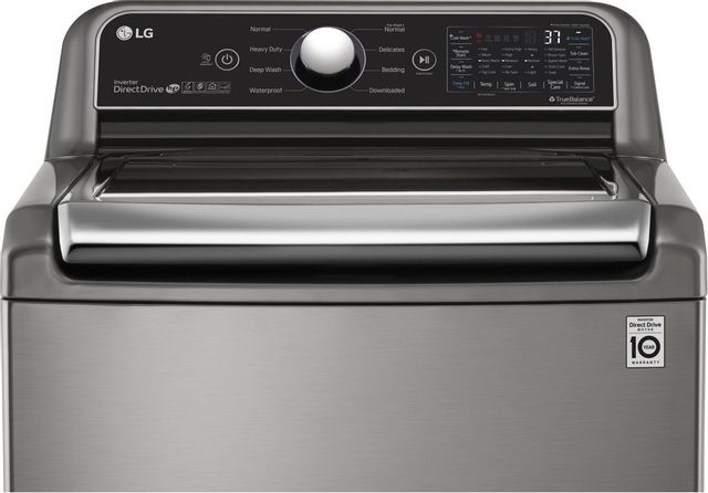 LG 4.8 Cu. Ft. Graphite Steel Top Load Washer 8