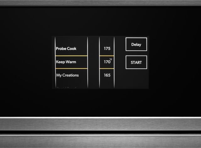 JennAir® NOIR™ 27" Floating Glass Black Double Electric Wall Oven 4